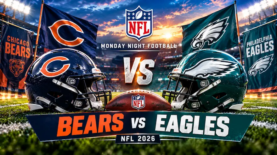 Bears vs Eagles Complete Match Breakdown, Player Stats, and 2026 NFL Updates. Bears vs Eagles 2026 update, including score, player stats, MNF highlights, and expert NFL analysis for fans in the USA.