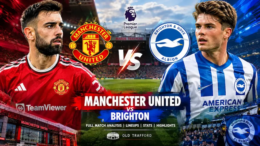 Manchester United vs Brighton Detailed Analysis Lineups Stats & 2026 Update for Fans in the USA by trendiesfocus. Latest Manchester United vs Brighton 2026 match report, lineups, stats, and highlights. Full analysis for fans in the USA with key insights.