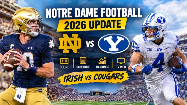 Notre Dame vs BYU Football 2026