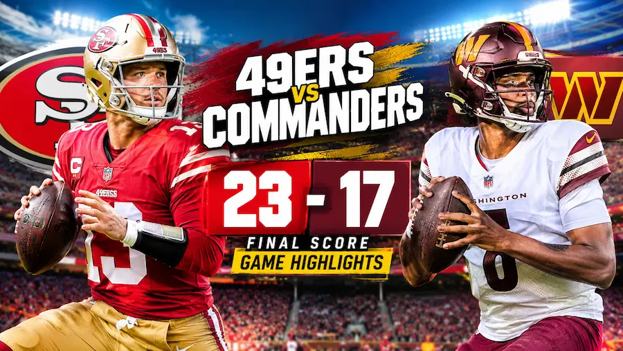 San Francisco 49ers Latest Team News, Player Stats, Schedule and What Happened in the 49ers vs. Commanders Matchup