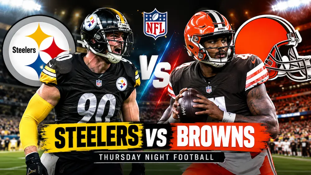 Steelers vs. Browns 2026 Update: Latest TNF Clash, Player Stats, Score & Where to Watch in the USA by trendiesfocus.